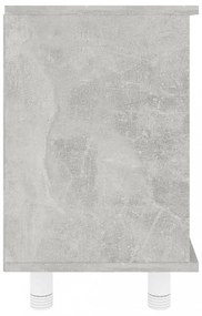 betonszürke szerelt fa fürdőszobaszekrény 60 x 32 x 53,5 cm