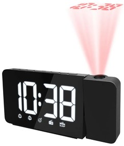 Solight CA04 - Rádiós ébresztőóra LED kijelzővel és projektorral 1xCR2032/5V CA04
