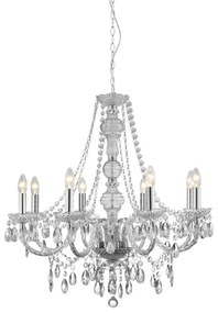 Searchlight 8888-8CL - Csillár láncon MARIE THERESE 8xE14/40W/230V