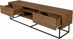 Rodez Walnut and Black II TV-asztal, L