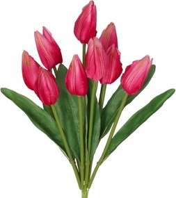 Tulipán Csokor Tulipán Művirág 45CM 9DB