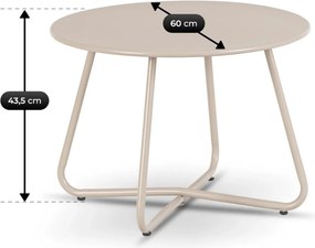 Kerti bútor szett bézs színben – MEGARA