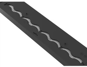 InFire - Beépített BIO kandalló 7,5x80 cm 6kW fekete