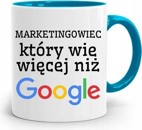 Marketingeseknek Marketing Bögre Kék Ajándék fényképes nyomtatással