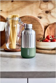 Ezüstszínű rozsdamentes acél termopalack 650 ml Explorer – Black + Blum