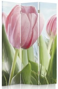 Gario Paraván Egy buja rózsaszín tulipán Méret: 110 x 170 cm, Kivitelezés: Klasszikus paraván