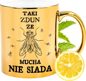 Prémium Arany Csillogó Bögre Ajándék Nyomtatott Fotóval