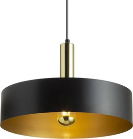 RENDL GIULIA 40 závěsná černá/zlatohnědá mosaz 230V LED E27 30W