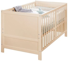 Natúr színű babaágy állítható magassággal 70x140 cm Easy Sleep – Roba