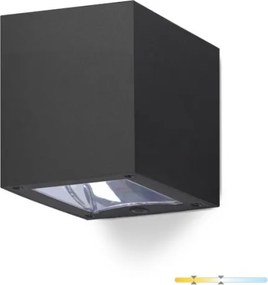 LED napelemes fali lámpa QUERK LED/1,2V 3000/4000K IP54 800 mAh