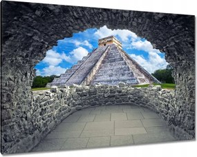 Vászonkép 90x60 Kukulkán piramis Mexikó