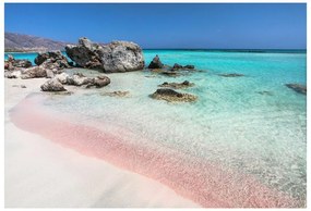 Fotótapéta Sea rózsaszín homok 104x70 cm