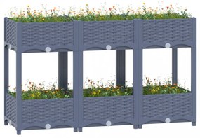 vidaXL polipropilén magaságyás 120 x 40 x 71 cm