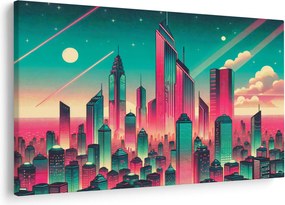 Kép – Nagyváros pop-art stílusban (90x60 cm)