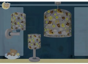Dalber 41572T - Gyerek csillár BABY TEDDY 1xE27/15W/230V kék