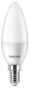 Philips B35 E14 LED gyertya fényforrás, 5W=40W, 4000K, 470 lm, 220-240V, 929002977955