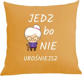 Párna párnahuzat Klasszikus Nagymama egyél, mert nem fogsz megnőni Nagymama napja