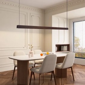 Immax NEO 07301L-LED Dimmelhető kábeles függeszték MADEIRA 33W/230V Wi-Fi Tuya 152 cm dió