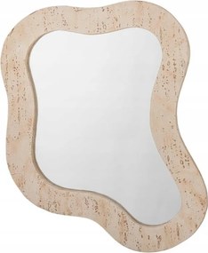 Bloomingville Meg Fali tükör műgyanta kerettel Bézs