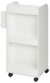 Gurulós tárolószekrény polcokkal, fiókokkal