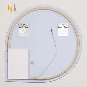 Brilagi - LED fürdőszobai tükör RICADI LED/19W/230V 60x60 cm IP44 CRI 90 dimmelhető+CCT