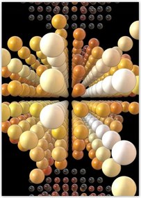 Poszterek A5 Pion Narancssárga absztrakt