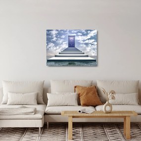 Kép - Utazás egy másik dimenzióba (üvegen) (70x50 cm)