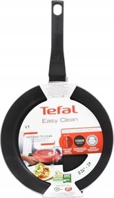 Hagyományos serpenyő Tefal Easy Clean 24 cm tapadásmentes piros Gáz