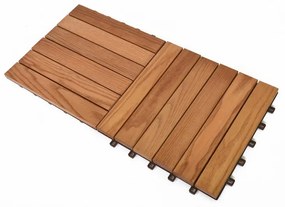 Kőrisfa padlóburkolat szett 6 db-os Thermowood - Rojaplast