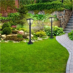 Kültéri lámpa TEVIO 1xE27/60W/230V IP54 97 cm fekete