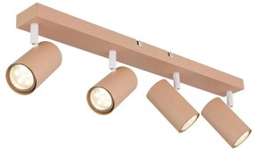 Globo 57911-4P - spotlámpa ROBBY 4xGU10/35W/230V narancs