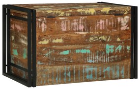 Tarka Tárolódoboz 80 x 50 x 50 cm - Tömör újrahasznosított fa