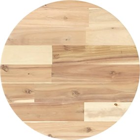 vidaXL kerek tömör akácfa asztallap Ø40 x 4 cm