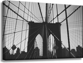 Vászonkép Építészet Brooklyn híd 60x40