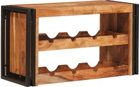 vidaXL Borágas Barna 100 x 45 x 33 cm Tömör Akácfa