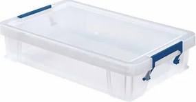 Műanyag tároló doboz, átlátszó, 5,5 liter, FELLOWES, ProStore™ (IFW77303)