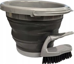 Takarító szett Összecsukható vödör 5 l súrolókefe 763
