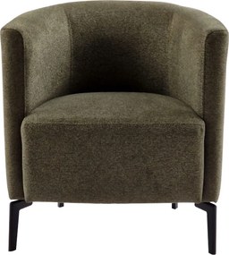 Design fotel, zöld/fekete, KAPY