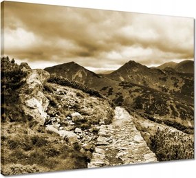 Vászonkép 50x40 Tátra Lengyel hegyek Kilátás