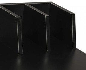 fekete íróasztal 80 x 50 x 84 cm