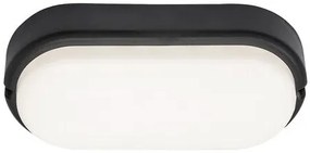 RÁBALUX 7409 HORT Modern Kültéri Fali Lámpa Fekete IP44
