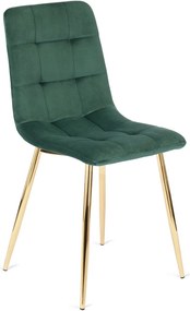Zöld Bársony Étkezőszék YORK
