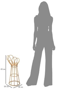 Fém virágtartó állvány ø 28 cm Panama – Mauro Ferretti