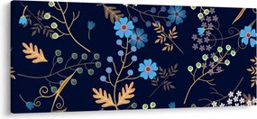 Kép - Őszi virágok (120x50 cm)