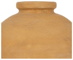 Mustársárga kerámia magas váza (magasság 60 cm) Eufen – Ixia