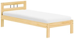 Egyszemélyes ágy 90x200 cm Joja (természetes). 1119521