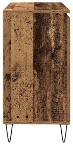 antik fa színű szerelt fa tálalószekrény 104 x 35 x 70 cm