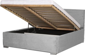 LUCI ágy 180x200 cm Fekete Matraccal