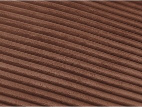 Narancssárga kordbársony kanapé mindennapos alvásra-kinyitható 220 cm Hugo – Bobochic Paris