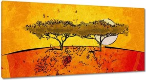 Vászonképek 115x55 Lenyugvó nap